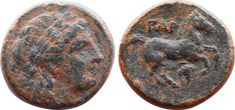TROAS. Gargara. Ae (Circa late 3rd - early 2nd century BC).
Obv: Laureate head o...