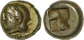 IONIA. Phokaia. EL Hekte (Circa 478-387 BC).
Obv: Head of Io left; below, small ...