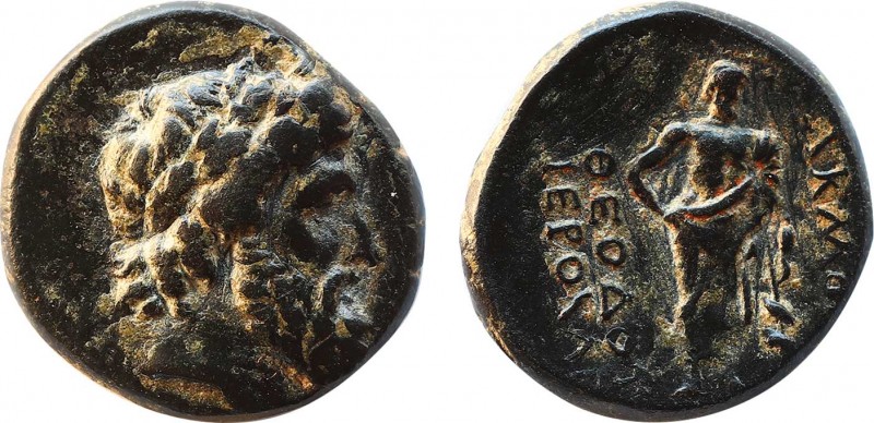 PHRYGIA. Akmoneia. Ae (1st century BC). Theodotos and Hierokles, magistrates.
Ob...
