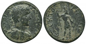 PHRYGIA. Stectorium. Severus Alexander ( 222-235 AD). Ae. Obv: ΑΥΤ Κ Μ ΑΥ ΑΛƐΞΑΝΔΡΟϹ.
Laureate, draped and cuirassed bust of Severus Alexander.
Rev:...