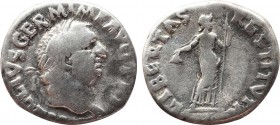 VITELLIUS (69). Denarius. Rome.
Obv: A VITELLIVS GERM IMP AVG TR P.
Laureate head right.
Rev: LIBERTAS RESTITVTA.
Libertas standing facing, head right...
