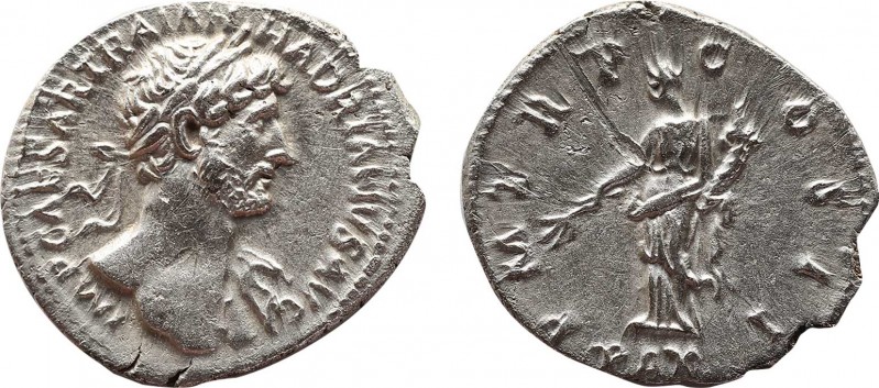 HADRIAN (117-138). Denarius. Rome.
Obv: IMP CAESAR TRAIAN HADRIANVS AVG.
Laureat...