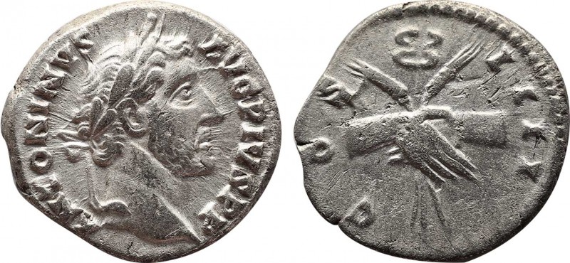 ANTONINUS PIUS (138-161). Denarius. Rome.
Obv: ANTONINVS AVG PIVS P P.
Laureate ...