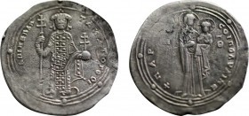 ROMANUS III ARGYRUS (1028-1034). Miliaresion. Constantinople.
Obv: + ΠΑΡΘЄΝЄ CΟ...