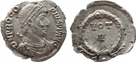 PROCOPIUS (365-366). Siliqua. Constantinople.
Obv: D N PROCOPIVS P F AVG.
Diademed, draped and cuirassed bust right.
Rev: VOT V / C • A.
Legend wi...