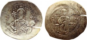 Alexius I Comnenus, April 1081 – August 1118, with colleagues from 1088
Pre-reform coinage, 1081-1092. Debased trachy 1082-1087. Obv: Christ nimbate ...
