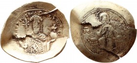 Alexius I Comnenus, April 1081 – August 1118, with colleagues from 1088
Pre-reform coinage, 1081-1092. Debased trachy 1082-1087. Obv: Christ nimbate ,...