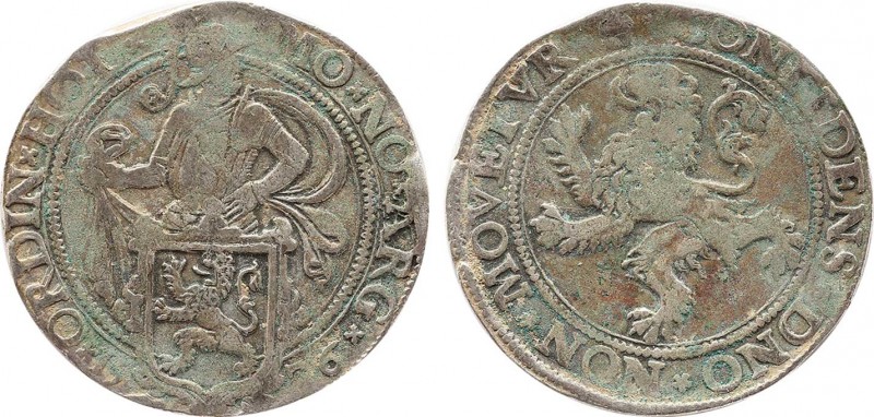NETHERLANDS. Holland. Lion Dollar or Leeuwendaalder (1576).
Obv: MO NO ARG ORDIN...
