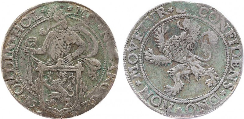 NETHERLANDS. Holland. Lion Dollar or Leeuwendaalder (1576).
Obv: MO NO ARG ORDIN...