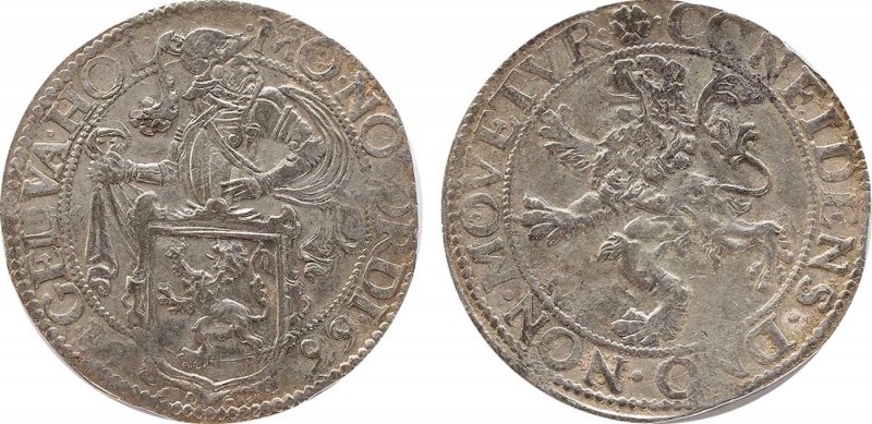 NETHERLANDS. Gelderland. Lion Dollar or Leeuwendaalder (1599).
Obv: MO NO ORDI G...
