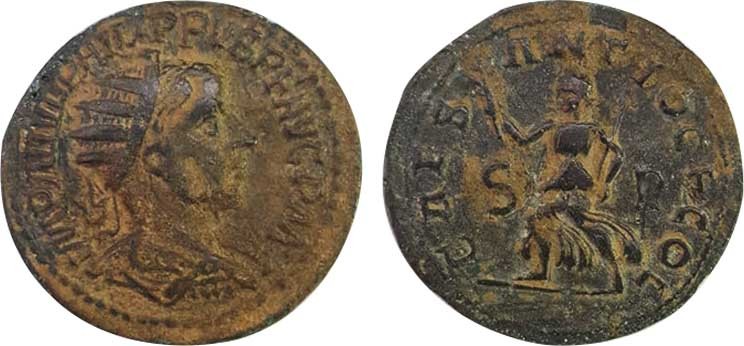 PISIDIA. Antiochia. Philip I. A.D. 244-249. Ae. Struck A.D. 244. 
Obv: IMP M IVL...