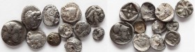 11 Greek Obol Coins Lots.