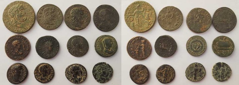 12 Roman Provincial Lots.