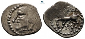 Central Gaul. Lemovices circa 100-60 BC. Quinarius AR