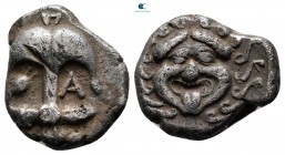 Thrace. Apollonia Pontica circa 475-300 BC. Drachm AR