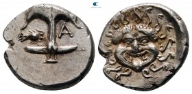 Thrace. Apollonia Pontica circa 450-300 BC. Drachm AR