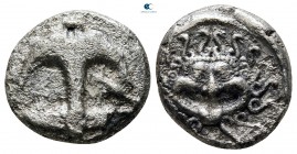 Thrace. Apollonia Pontica circa 425-375 BC. Drachm AR