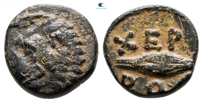 Thrace. Chersonesos circa 386-309 BC. 
Bronze Æ

10 mm., 1,29 g.



very ...