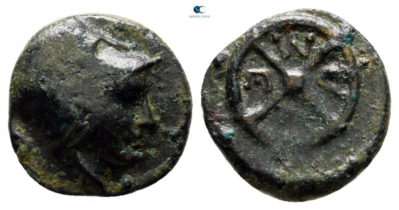 Thrace. Mesembria circa 350-300 BC. 
Bronze Æ

12 mm., 1,04 g.



nearly ...