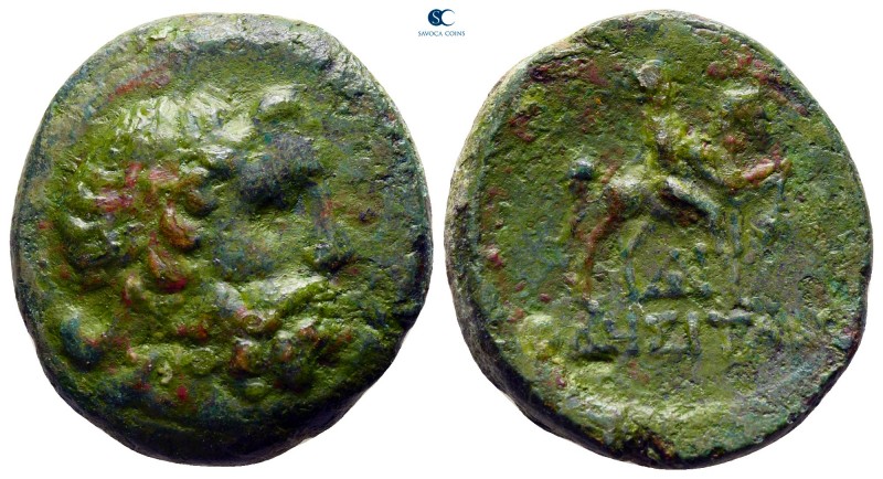 Thrace. Odessos circa 250-150 BC. 
Bronze Æ

23 mm., 8,60 g.



very fine...