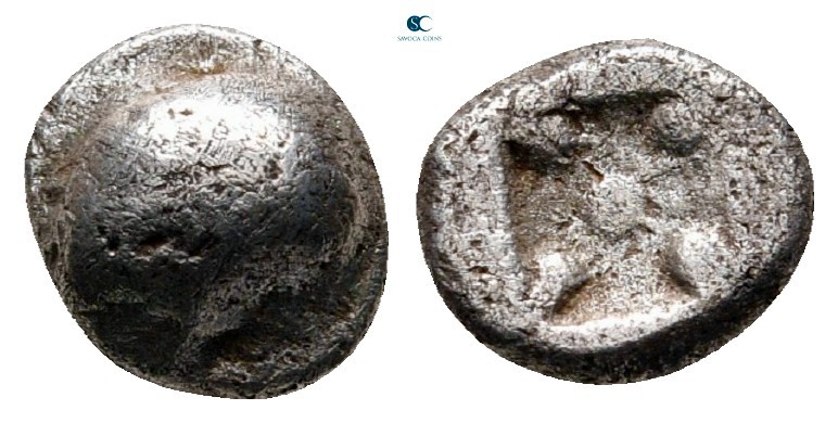 Corcyra. Corcyra circa 510-480 BC. 
Obol AR

7 mm., 0,86 g.



fine