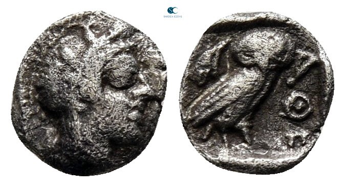 Attica. Athens circa 454-404 BC. 
Hemiobol AR

7 mm., 0,30 g.



very fin...