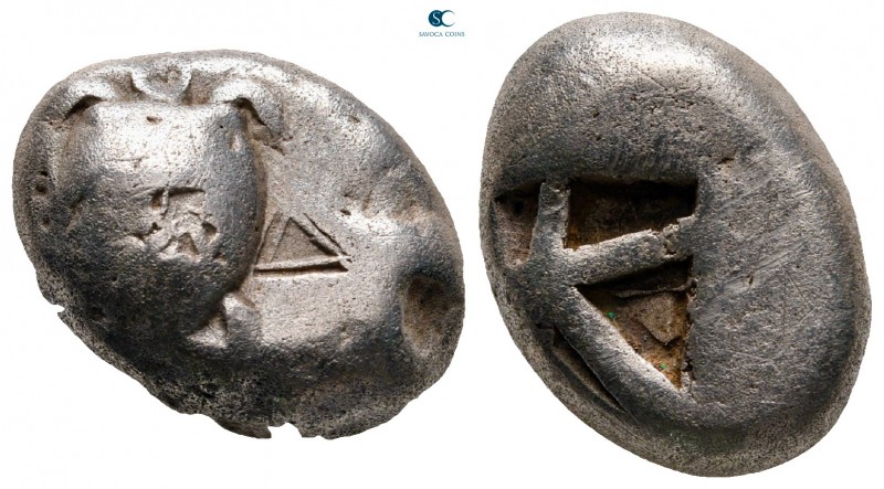 Islands off Attica. Aegina circa 480-457 BC. 
Stater AR

20 mm., 12,08 g.

...