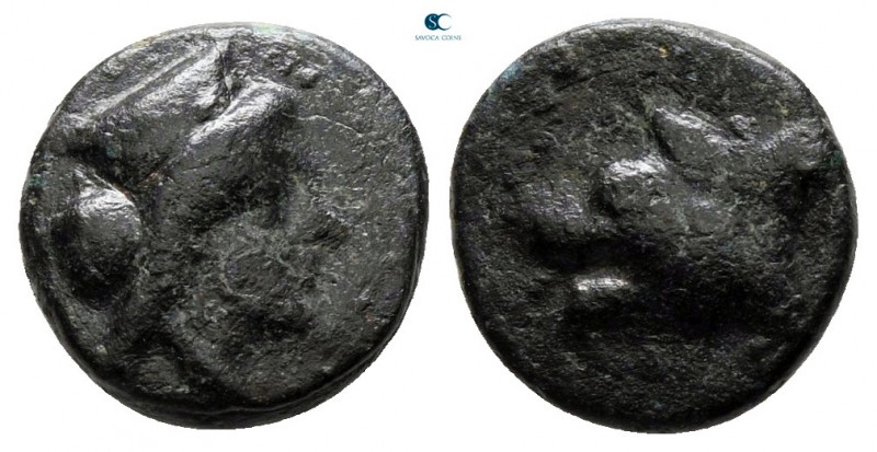 Argolis. Argos circa 400-200 BC. 
Bronze Æ

9 mm., 1,14 g.



nearly very...