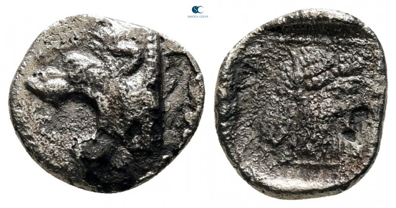 Asia Minor. Uncertain mint circa 500-450 BC. 
Obol AR

10 mm., 0,72 g.


...