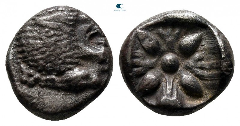 Ionia. Miletos circa 525-475 BC. 
Diobol AR

10 mm., 1,08 g.



very fine