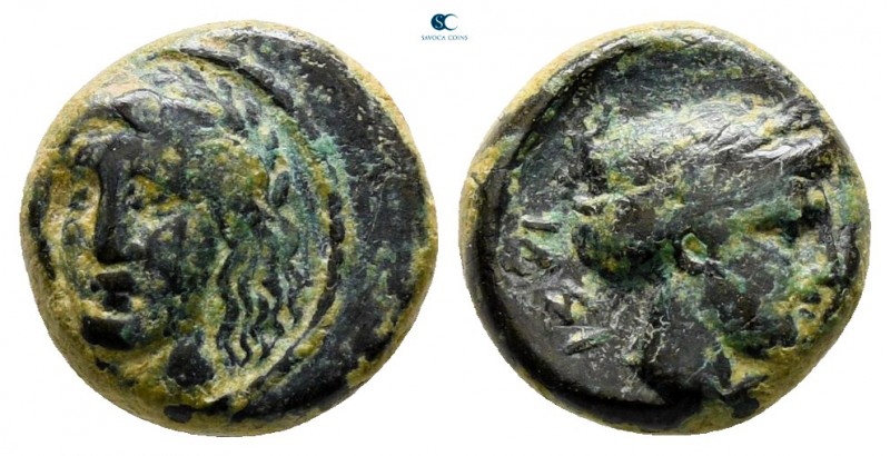 Caria. Iasos circa 400-200 BC. 
Bronze Æ

9 mm., 1,50 g.



nearly very f...