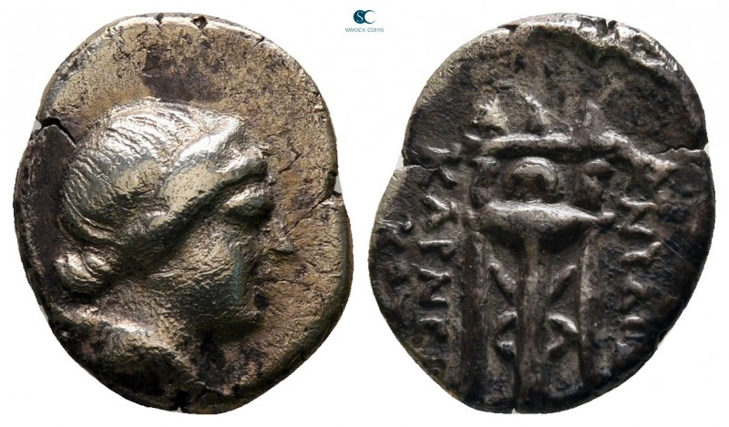 Caria. Knidos circa 250-210 BC. 
Tetrobol AR

14 mm., 2,28 g.



very fin...