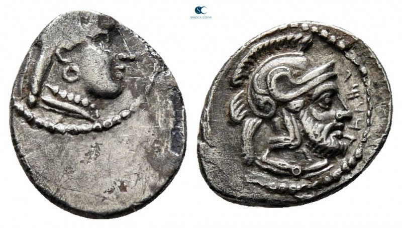 Cilicia. Tarsos. Datames, Satrap of Cilicia and Cappadocia 384-360 BC. 
Obol AR...