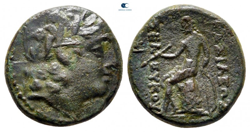 Seleukid Kingdom. Antioch. Seleukos III Keraunos 226-223 BC. 
Bronze Æ

14 mm...