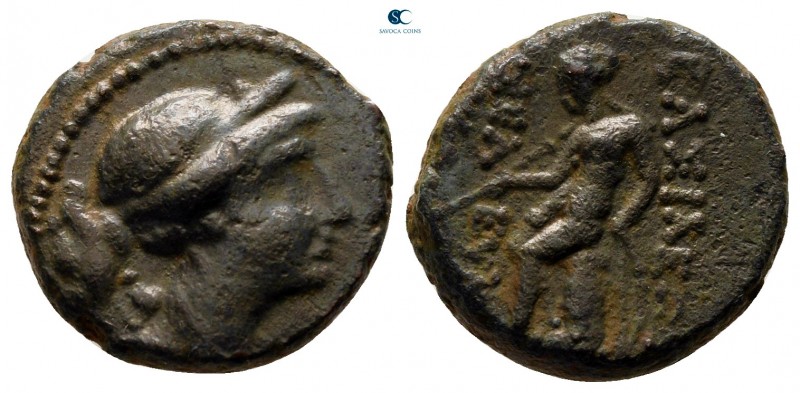 Seleukid Kingdom. Antioch. Seleukos III Keraunos 226-223 BC. 
Bronze Æ

15 mm...