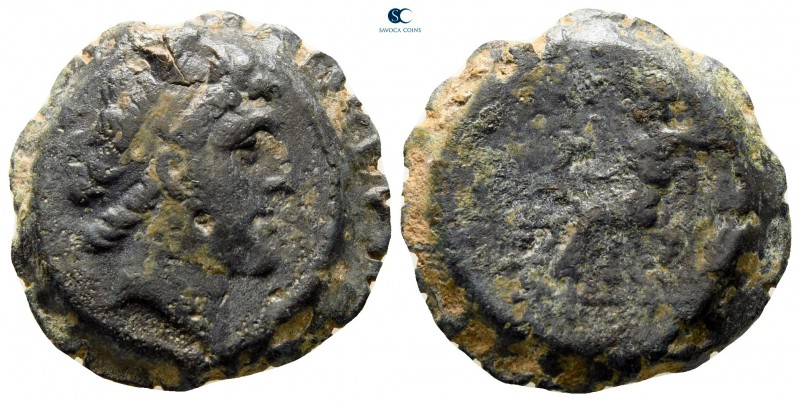 Seleukid Kingdom. Uncertain mint. Alexander I Balas 152-145 BC. 
Serrate AE

...