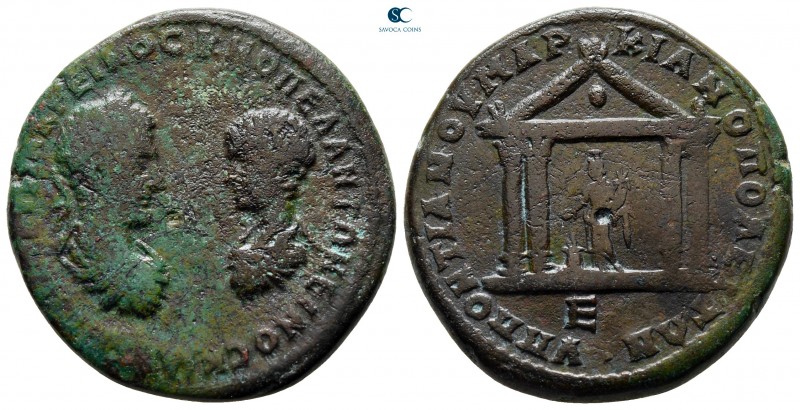 Moesia Inferior. Marcianopolis. Macrinus with Diadumenian as Caesar AD 217-218. ...