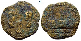 Bithynia. Nikomedia. Valerian I with Gallienus and Valerian II Caesar AD 253-260. Bronze Æ
