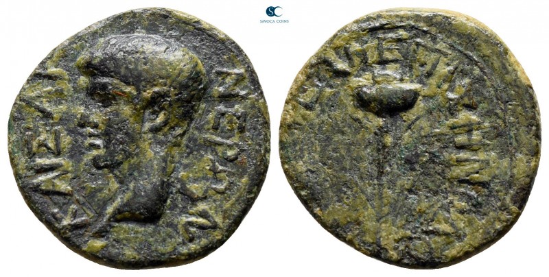 Aiolis. Elaia. Nero AD 54-68. Zenodotos, magistrate
Bronze Æ

27 mm., 2,29 g....