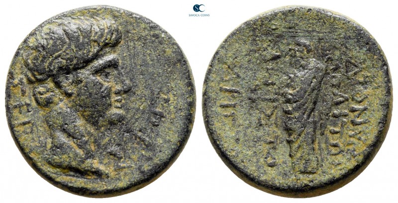 Phrygia. Dionysopolis. Tiberius AD 14-37. 
Bronze Æ

18 mm., 4,96 g.



n...