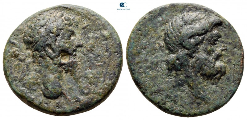 Cilicia. Anazarbos. Marcus Aurelius AD 161-180. 
Bronze Æ

20 mm., 6,63 g.
...