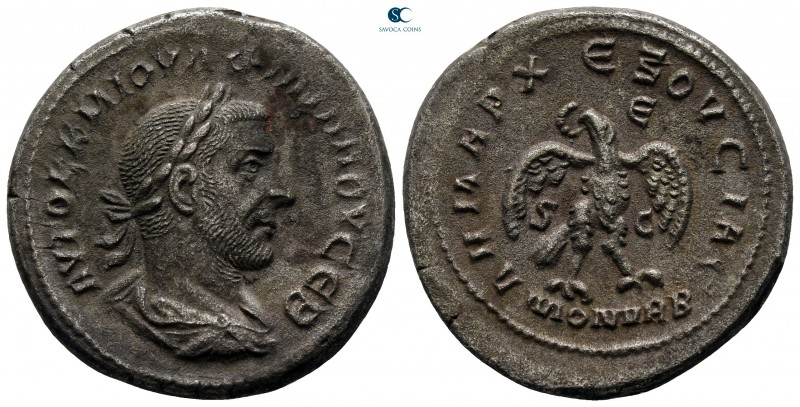 Seleucis and Pieria. Antioch. Philip I Arab AD 244-249. 
Billon-Tetradrachm

...