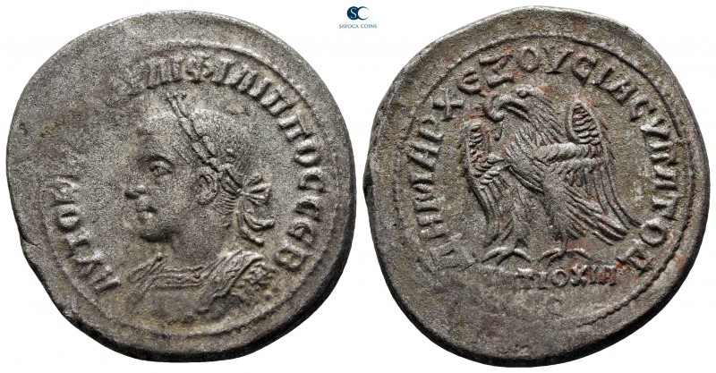 Seleucis and Pieria. Antioch. Philip II AD 247-249. 
Billon-Tetradrachm

30 m...