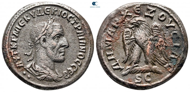 Seleucis and Pieria. Antioch. Trajan Decius AD 249-251. 
Billon-Tetradrachm

...