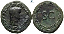 Germanicus AD 37-41. Sruck under Claudius AD 50-54. Rome. As Æ