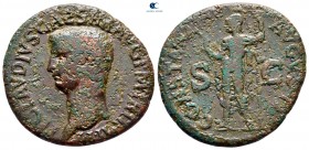 Claudius AD 41-54. Struck circa AD 50-54. Rome. As Æ
