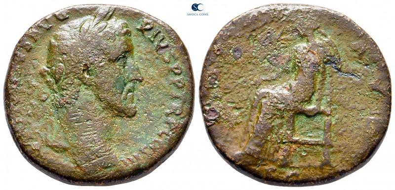 Antoninus Pius AD 138-161. Rome
Sestertius Æ

31 mm., 24,41 g.



nearly ...