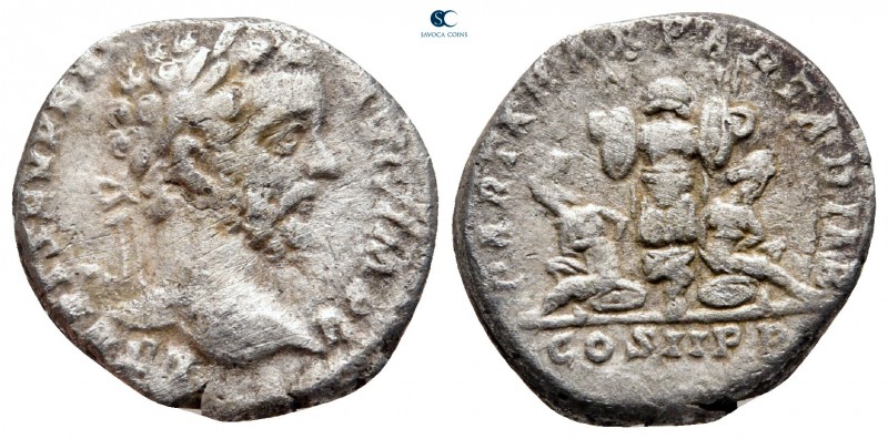 Septimius Severus AD 193-211. Rome
Denarius AR

17 mm., 3,17 g.



very f...