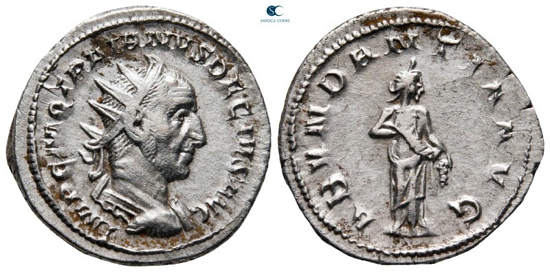 Trajan Decius AD 249-251. Rome
Antoninianus AR

23 mm., 4,52 g.



very f...