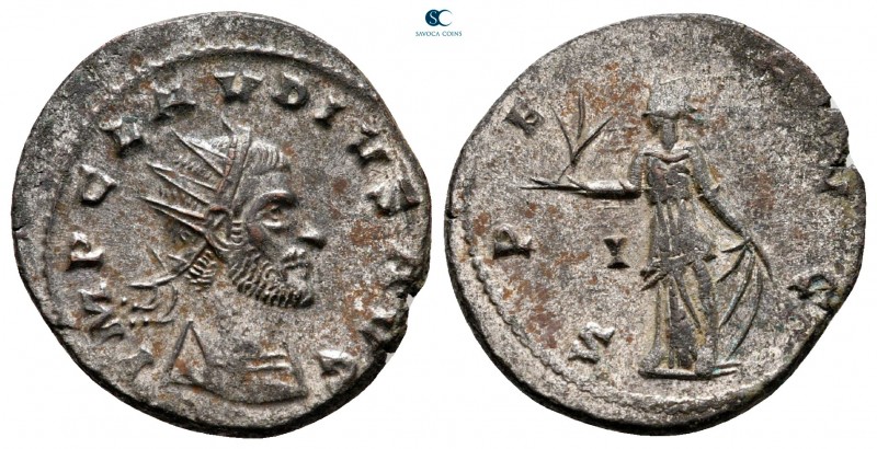 Claudius II (Gothicus) AD 268-270. Siscia
Billon Antoninianus

20 mm., 2,68 g...